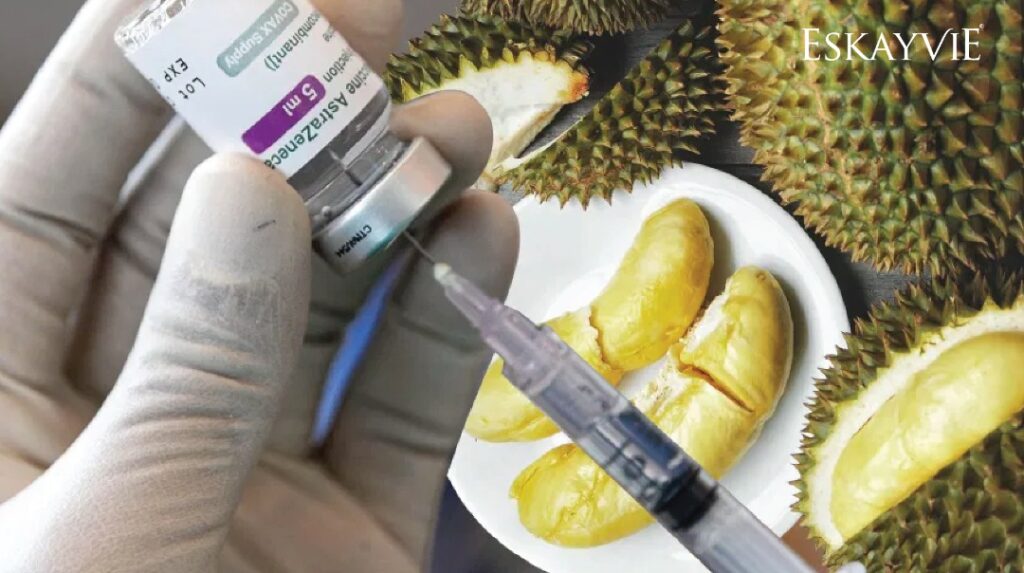 Tidak Boleh Makan Durian Selepas Vaksin Hanya Mitos  Eskayvie